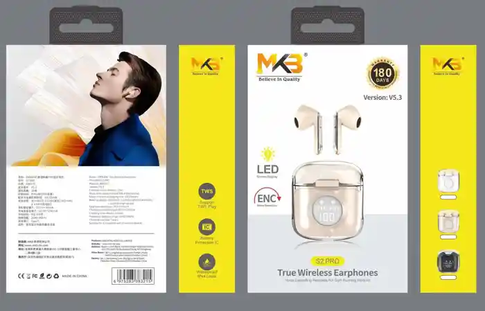 MKB S2 Pro ENC True Wireless Earbuds